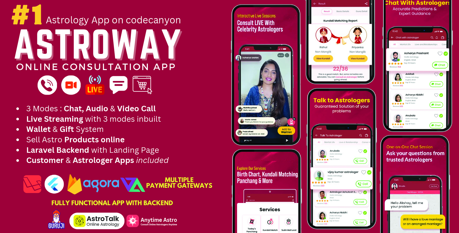 How to develop app like astroway